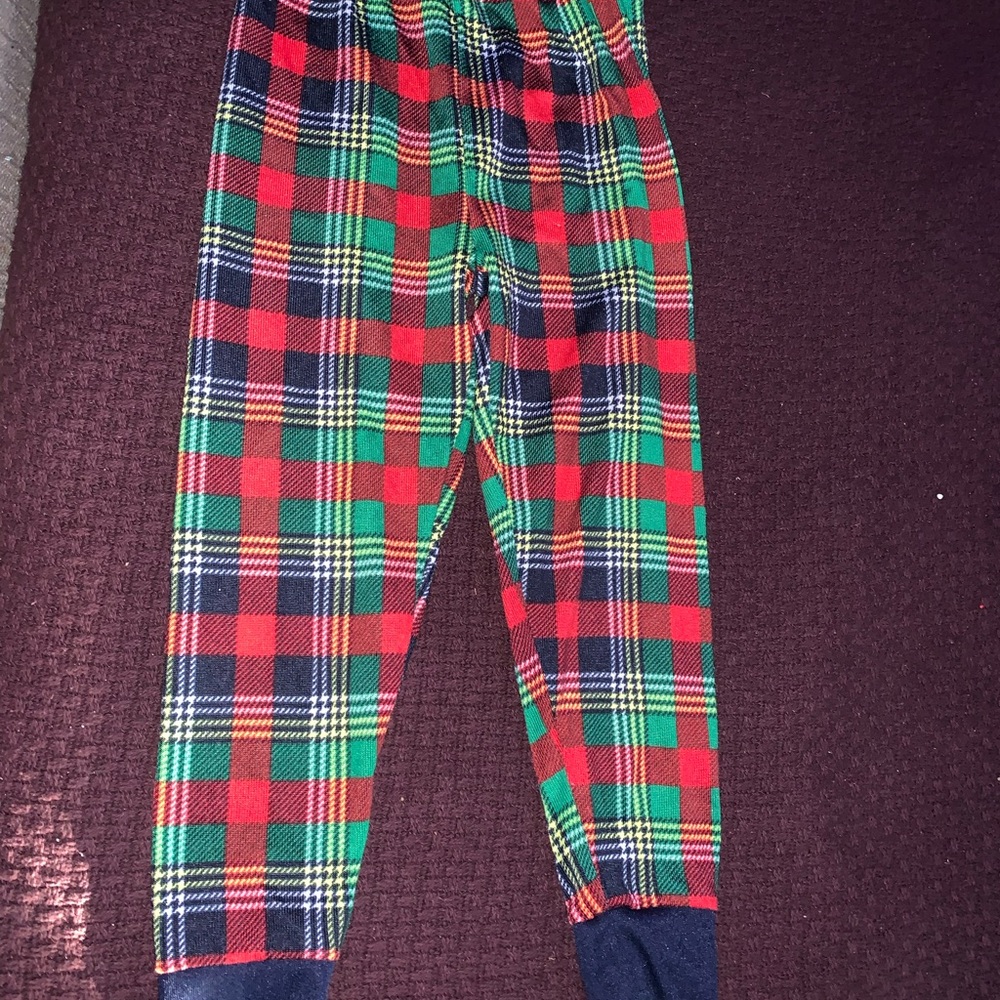 Dearfoams Kids Plaid Pajama Bottoms - Red, Green, Blue